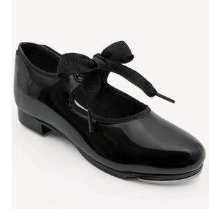 New Capezio Jr. Tyette Mary Jane Lace Tie Style Tap Shoes Size 4 Women’s